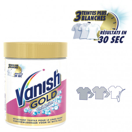 Vanish Détachant oxi action gel gold blanc 30 
