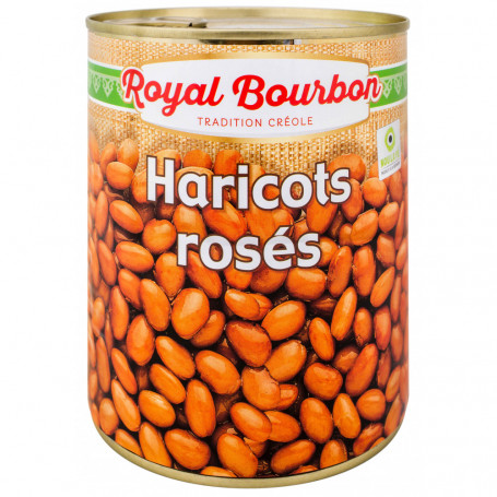 haricots rosés naturels 4/4 royal bourbon 500grs